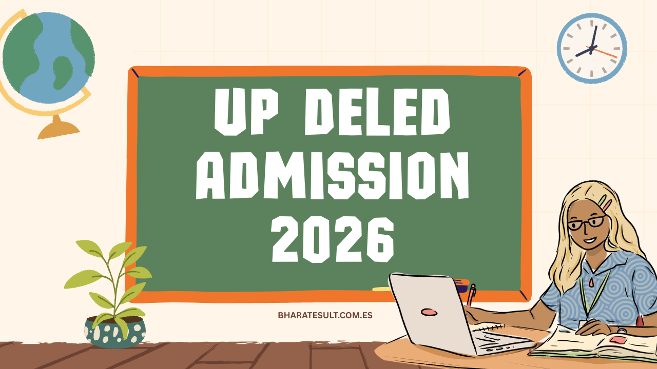 UP DElEd Admission 2026