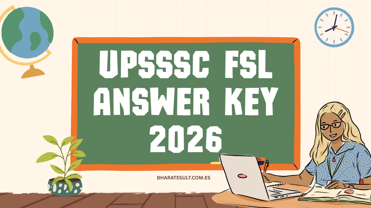 UPSSSC FSL Answer Key 2026